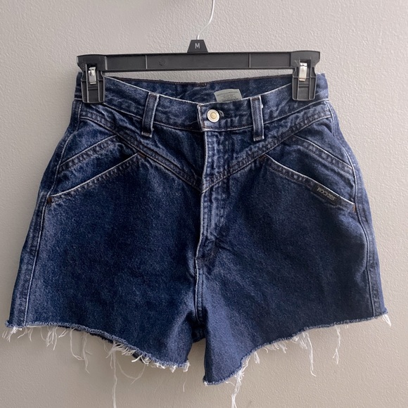 Rockies Pants - VINTAGE Rockies Miller International Authentic 90s Denim Cutoff Shorts